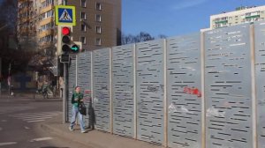 Весна в Головинском районе - из окна автобуса