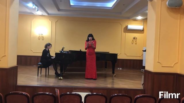 Сопрано: Сусанна Барагамян фортепиано: Анастасия Таран