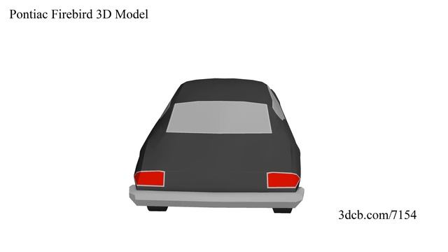 Pontiac Firebird 3D Model смотреть онлайн