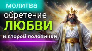 Молитва ЛЮБВИ и обретения отношений