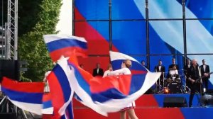 Флаговое Шоу. Российские флаги