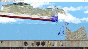 гибель корабля Floating Sandbox