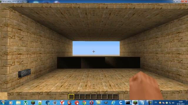 механизмы в minecraft часть 1[дверь 3х7 блоков] смотреть онлайн