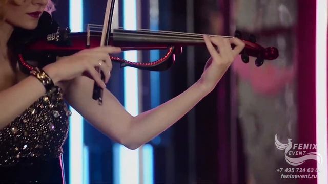 Заказать скрипичное шоу на праздник, свадьбу и корпоратив - Елена скрипачка на велком Москва смотреть онлайн