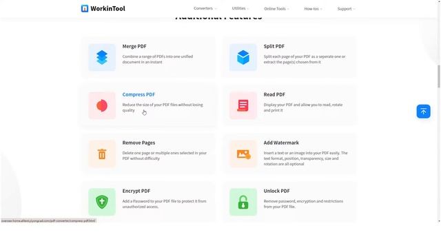 How to Compress PDF Online | WorkinTool PDF Converter Online смотреть онлайн