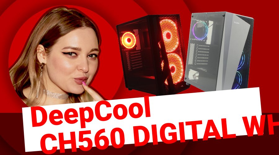 НИКС Компьютерный Супермаркет: видео про Корпус DeepCool CH560 DIGITAL WH Белый без БП с окном