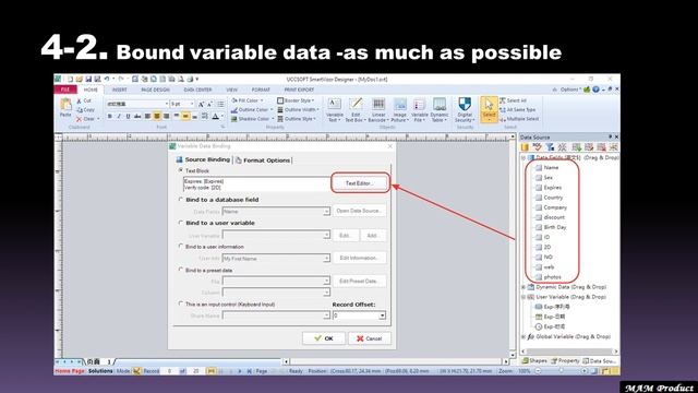 Create and automate Code 128 and EAN 13  codes with Barcodes and labels printing software