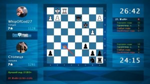 Chess Game Analysis: WhipOfGod27 - Столиця : 0-1 (By ChessFriends.com)