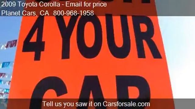 2009 Toyota Corolla LE 4dr Sedan for sale in BELLFLOWER, CA смотреть онлайн
