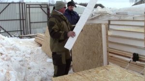 Дом из бруса своими руками 72 ой этаж СИП панель
