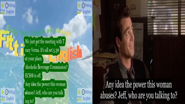 Lesson027 Study English through film FOOLS RUSH IN on 3chnl Fitting English