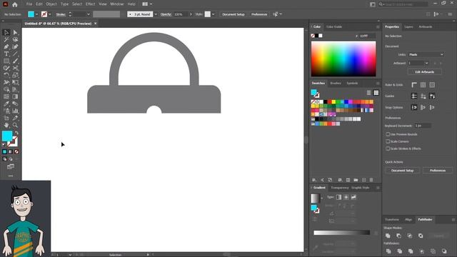 Password Icon | Adobe Illustrator | हिंदी смотреть онлайн