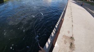 Street Fishing. Рыбалка на ультролайт. Окунь на вертушку!