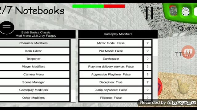 я покажу все меню чита в балди смотреть онлайн