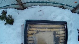 пчеловодство контроль сырости в ульях ППС и ППУ  март месяц зимовка под снегом