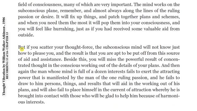 13 - Thought Vibration by William Walker Atkinson - Recording 13 of 16 -CHAPTER 13 смотреть онлайн