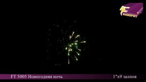 Батарея салютов 'Новогодняя ночь' FT 5005