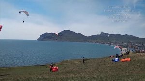 Полеты на параплане в Коктебеле в Крыму Крым Коктебель