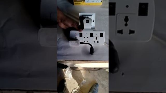 Elegant Casa Universal 3+3 Socket Hanging Extension Board смотреть онлайн