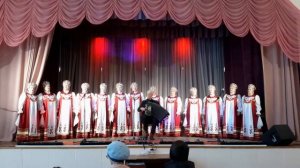 Выступление народного хора Волжские напевы в с Ягодное 04 11 2016г часть №1