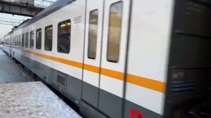 Отправление ЭП2Д-0206 сообщением Серпухов-Царицыно от станции Столбовая.