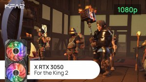 KFA2 X GeForce RTX 3050 Black | For the King 2 | 1080p (Full HD) разрешение