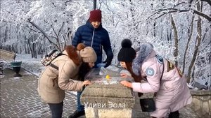 6 ой ДуйБатл на Машуке у беседки 'Эолова арфа'  Пятигорск, 11 02 2017 г , Дуйбол!