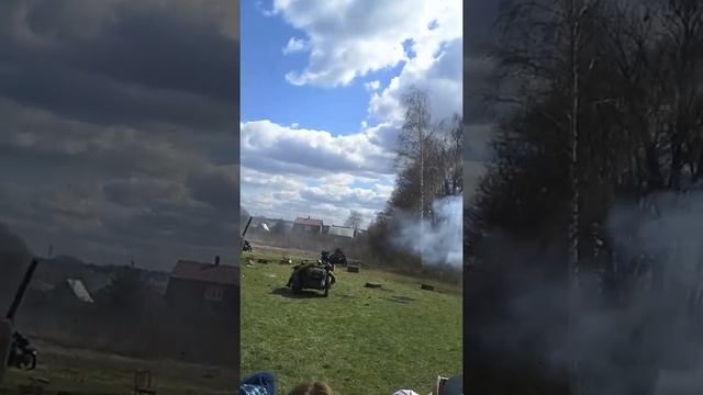 мини-реконструкция "Рубеж". музей Т-34. 23.04.2016 смотреть онлайн