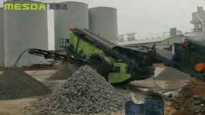 MESDA MC-250IS+MS-6018C working with construction aggregate