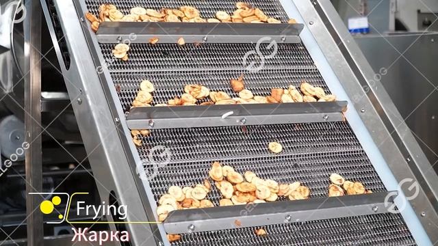 Линия по производству банановых чипсов (обмакнутый в сахар）