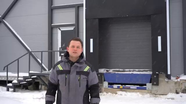 Секционные ворота - производство переработки рыбы и морепродуктов