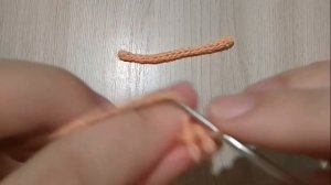 ШНУР КРЮЧКОМ /crocheted cord