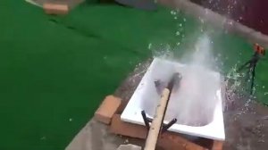 Что будет если лаву налить в ванну