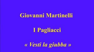 Giovanni Martinelli   Pagliacci   Vesti la giubba   Gramophone DB 1139