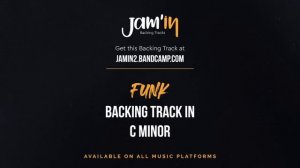 Funk Guitar Backing Track in C Minor