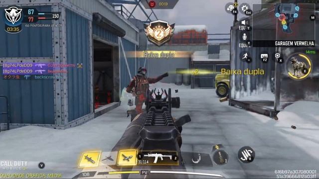 Call Of Duty Mobile: Partida Difícil no Multijogador - Gameplay 4K 60FPS|Ghost Master