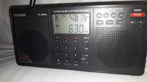 Tecsun pl 398 mp,cihazla Romanya radyosu 630 khz izmir ev  içi testi 23:22 itibariyle