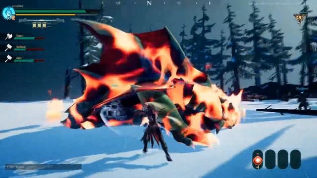 Dauntless Beta - Drask The spinning lizard of frustration