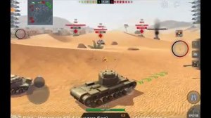 WoT Blitz Играю на КВ 4 анализ боя