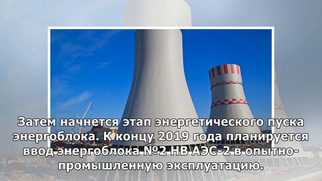 Пуск ядерного реактора успешно состоялся на новом энергоблоке Нововоронежской АЭС-2