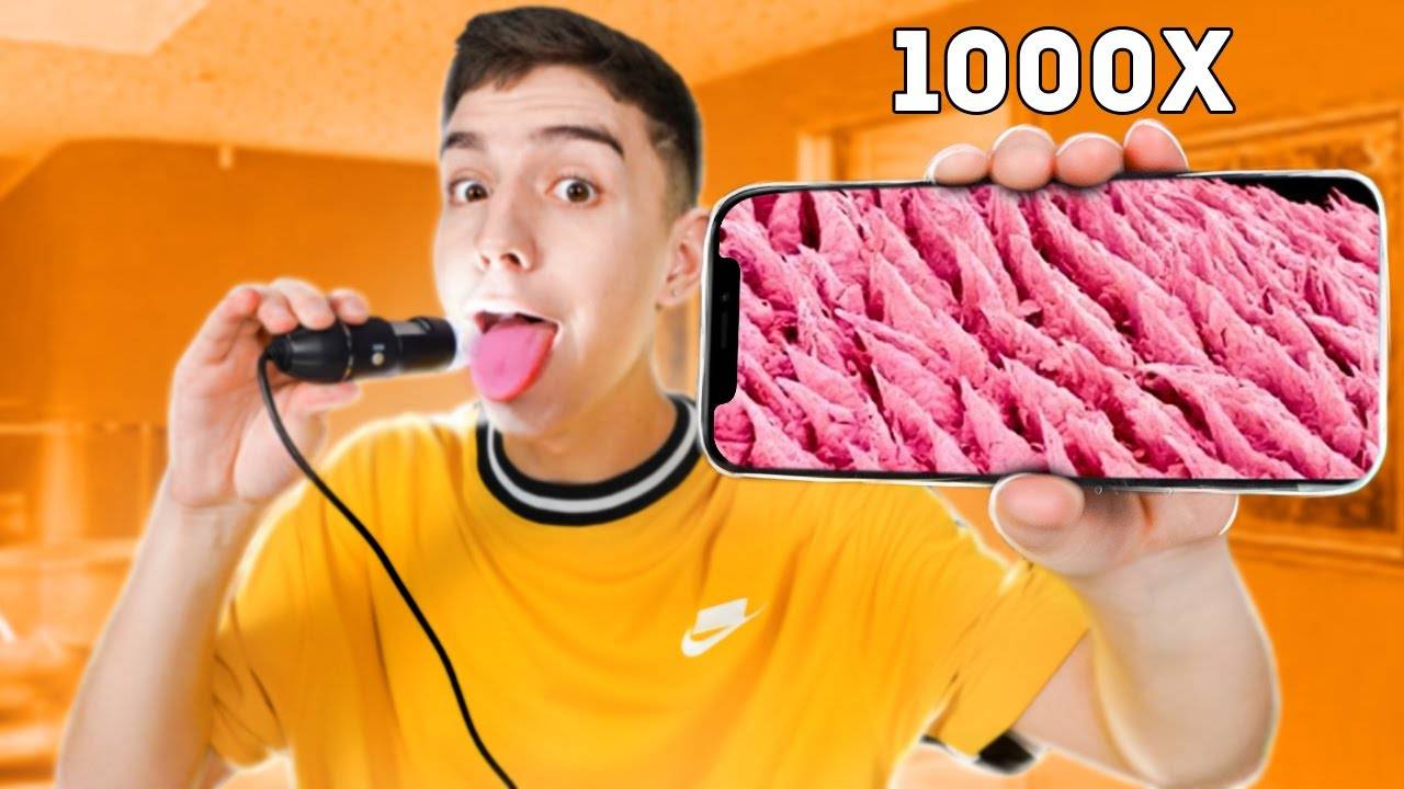 СМОТРЮ НА ВСЁ ПОД МИКРОСКОПОМ ЧЕЛЛЕНДЖ !