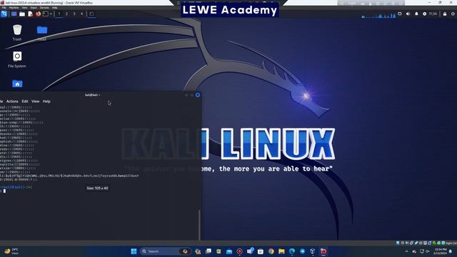 Linux users | kali Linux Tutorial in Bangla 2024 | Kali Linux all users | LEWE Academy