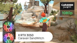 KFA2 X GeForce RTX 3050 Black | Caravan SandWitch | 1080p (Full HD) разрешение