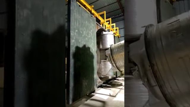 Four Arm Bi-Axial Rotomoulding Machine