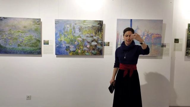 The Almaty exhibition .From Munch to Bosch  Экскурсия Алматы . Клод Моне часть -2