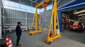 Продажа легкого портативного козлового крана 3 тонны