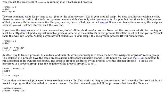 How to get the PID of a sub process across to the parent process in a bash shell script? смотреть онлайн