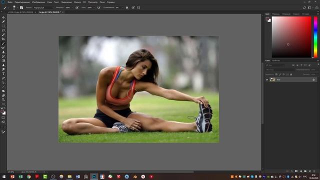 Как БЫСТРО отразить холст по горизонтали в фотошопе. Как отзеркалить изображение в фотошопе