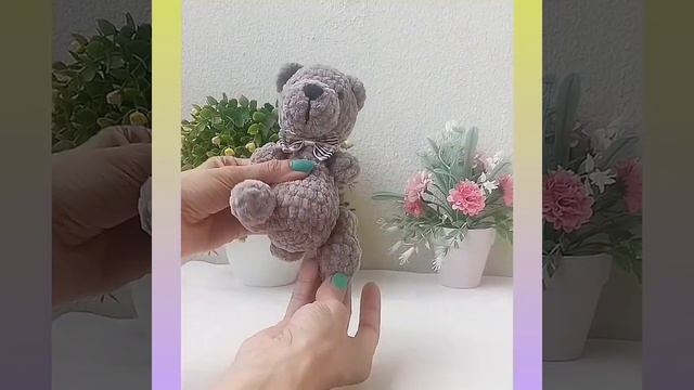Мишутка ручной работы. По МК Олеся Knitting