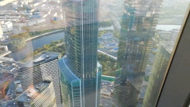 Самая высокая смотровая площадка Европы  - 89 этаж  Москва- башня Федерация